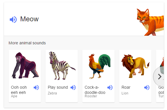 Google Animal Sounds